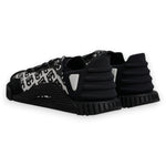 Dolce & Gabbana Black Logo Lace Up Low Top NS1 Sneakers MV7208-44