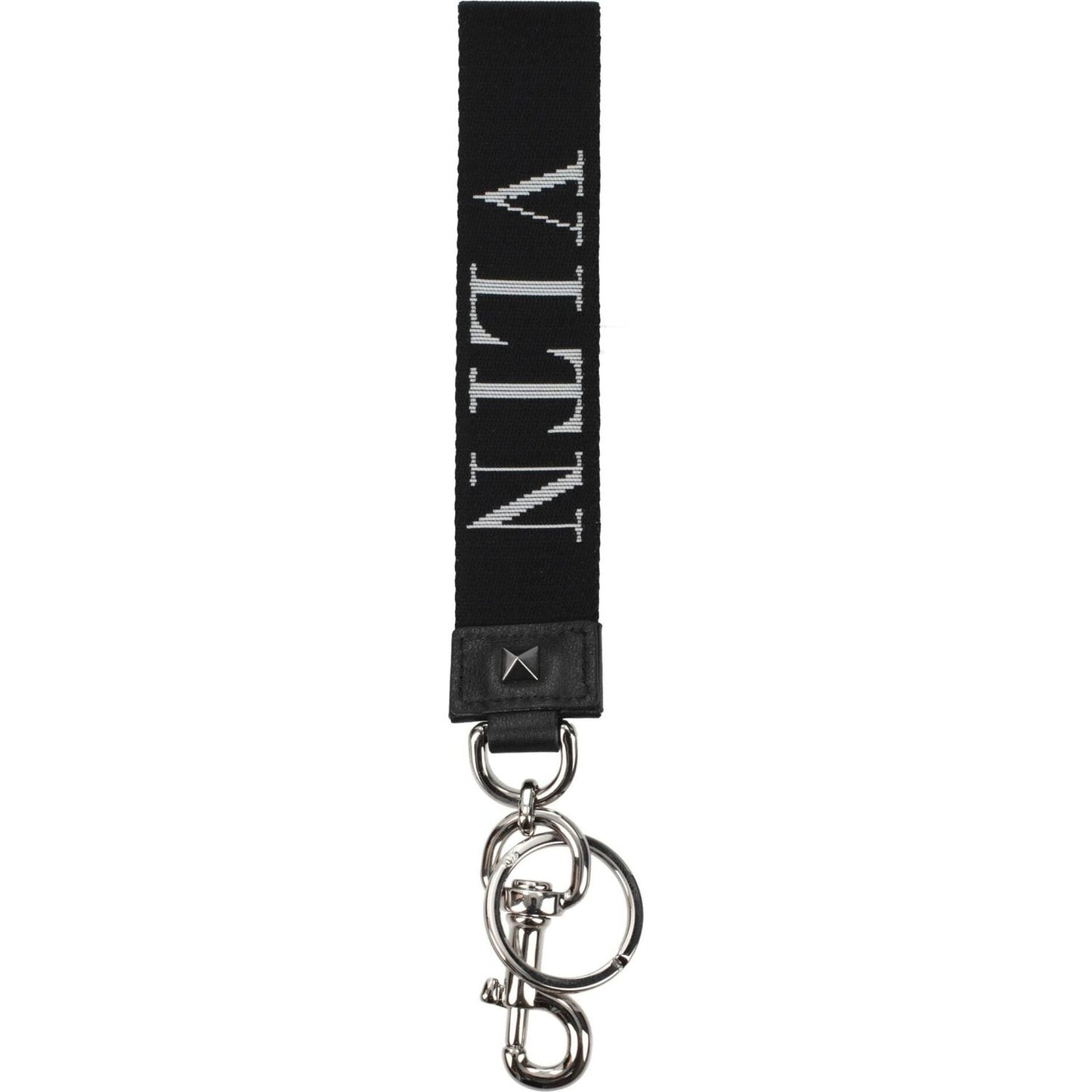 Valentino Garavani Black Fabric Keychains VA8547232514313BT