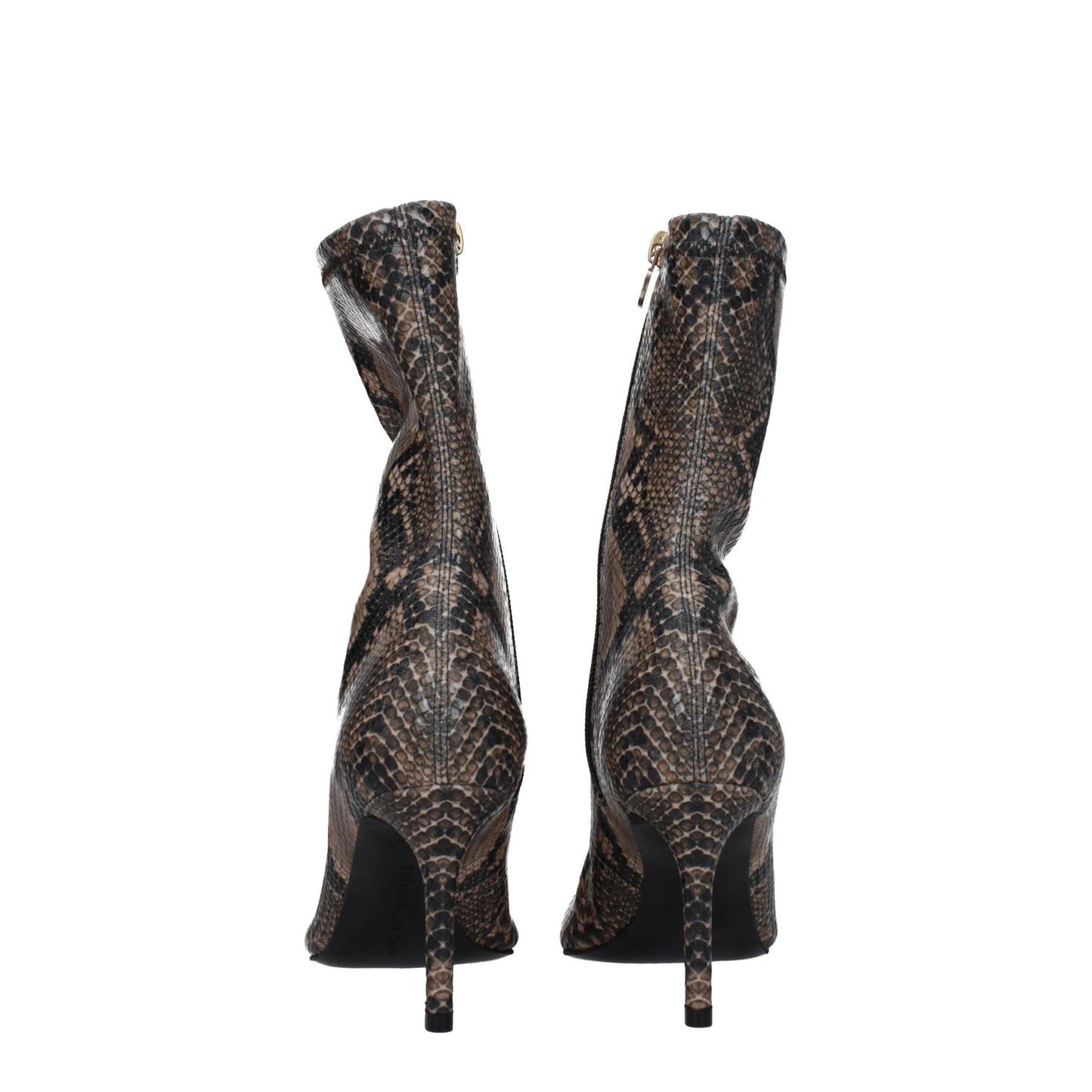 Stella McCartney Brown Leather Ankle Boots ST-8547450913033-EU38/US8