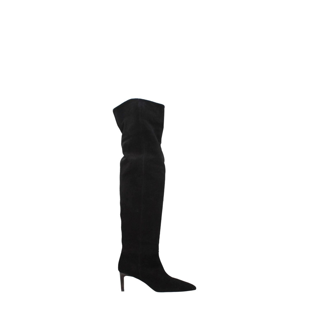 Paris Texas Black Leather Over The Knee PA-8547451273481-EU36/US6
