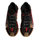 Dolce & Gabbana Black Logo Low Top NS1 Men Sneakers MV7289-40