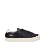 Kenzo Black Leather Low Tops KE-8616470479113-EU35/US5