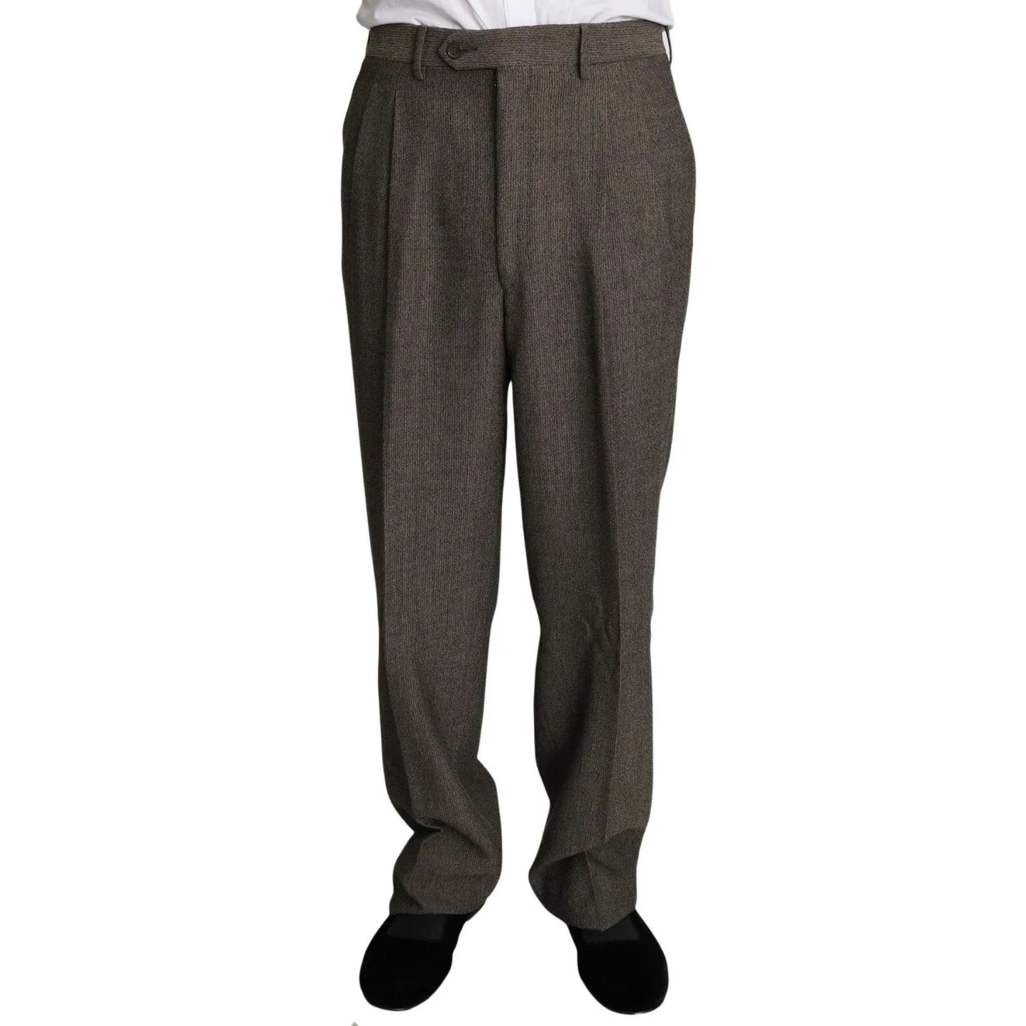 Dolce & Gabbana Brown Single Breasted Wool Suit KOS1398-54
