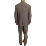 Dolce & Gabbana Brown Single Breasted Wool Suit KOS1398-54