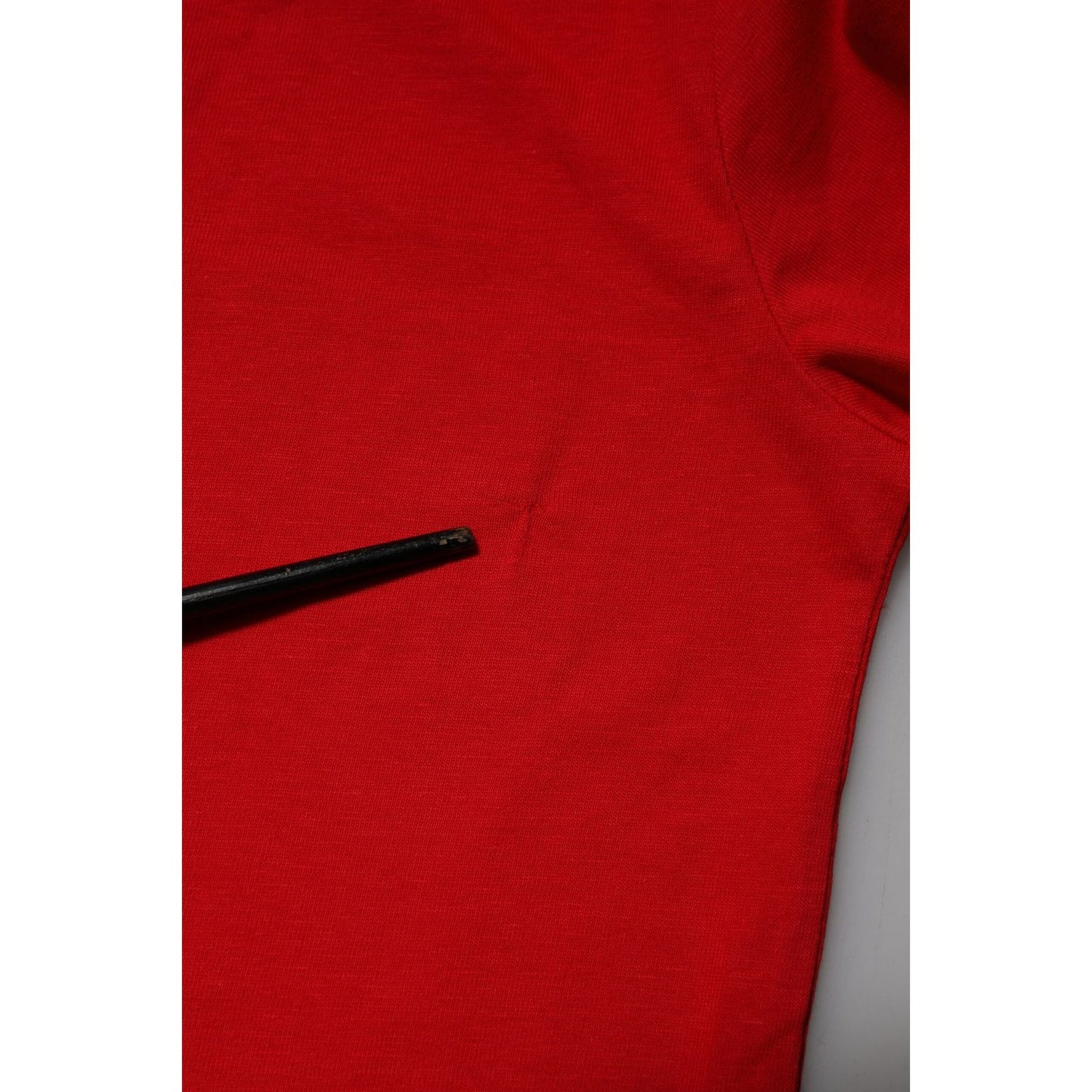 Dolce & Gabbana Red Cotton Short Sleeves Crew Neck Top T-shirt TSH90721-42