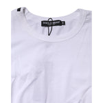 Dolce & Gabbana White Cotton Crew Neck Cropped Top T-shirt TSH90746-36