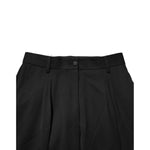 Dolce & Gabbana Black Zip Detailed Wool Straight Leg Pants PAN76682-42