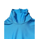 Dolce & Gabbana Blue Nylon Turtleneck Bodycon Jumpsuit Dress DR81801-40