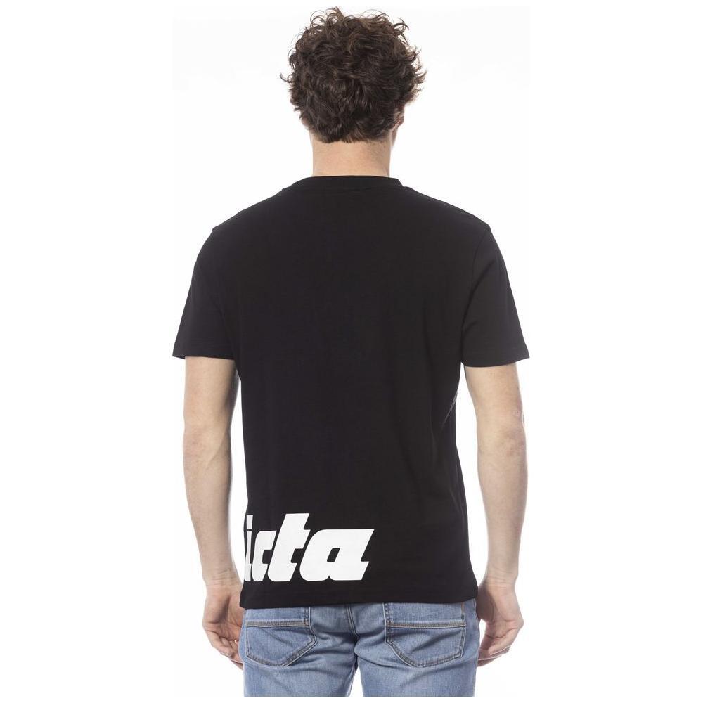 Invicta Black Cotton Men T-Shirt IN-24034-S