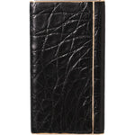 Dolce & Gabbana Black Leather Exotic Skin 3000mAh Power Bank Charger USB SMY10709