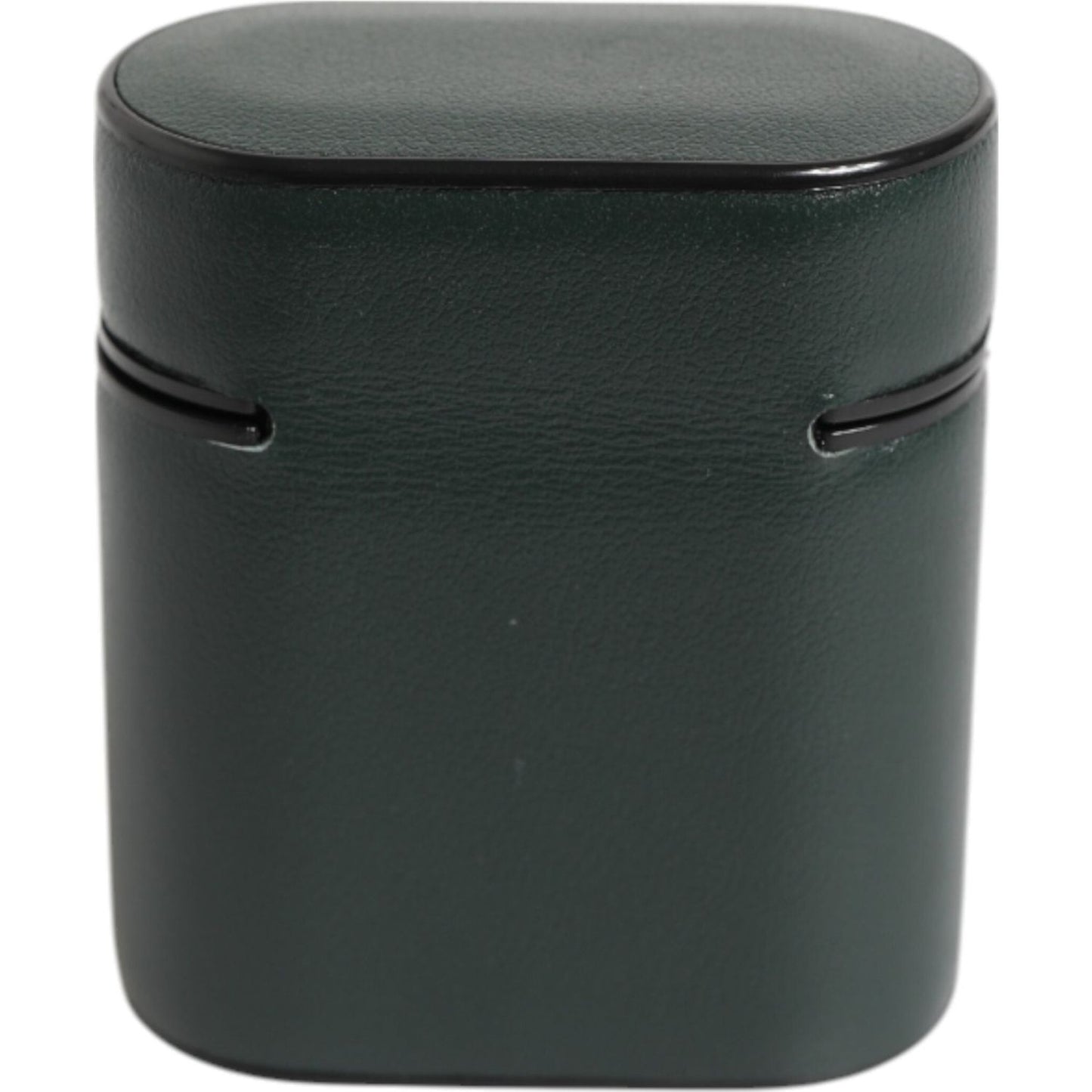 Dolce & Gabbana Black Leather Logo Print Flip Holder Men Airpods Case SMY11115