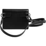 Dolce & Gabbana Black Leather Bifold Card Holder Crossbody Men Borse Bag SMY11219
