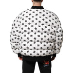 Dolce & Gabbana White DG Monogram Full Zip Quilted Jacket JKT41556-52
