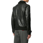 Dolce & Gabbana Black Lambskin Jacket DO-15936-IT50 | L