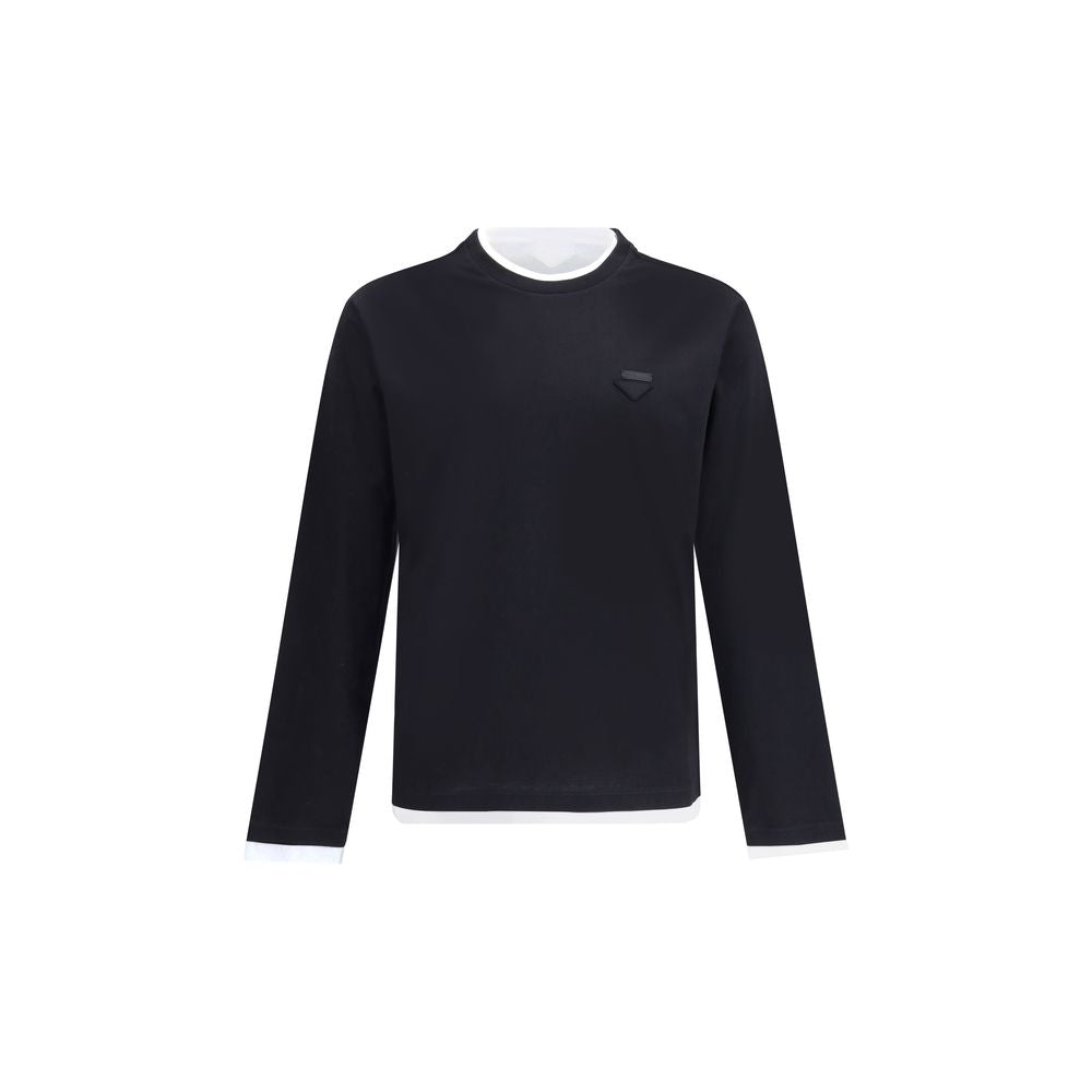 Prada Long-sleeved T-Shirt PR-UJL73BSWMO11CDF0967-L