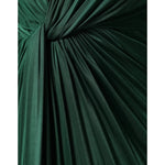 Dolce & Gabbana Dark Green Viscose Long Sleeve Midi Dress DR28768#3-46