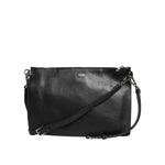 Dolce & Gabbana Black Palmellato Leather Logo Plaque Shoulder Borse Bag BAG4417