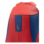 Ferrari Red Leather Technical Backpack