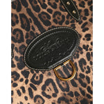 Dolce & Gabbana Multicolor Leopard Shopping Tote Shoulder Women Borse Bag BAG4734