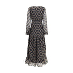 Kristina Ti Silk long Dress with rouches KR-KAL0095TI0301NR1-IT44 | L