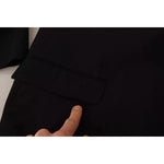 Domenico Tagliente Blue Polyester Single Breasted Formal 2 Piece Suit KOS1940-49