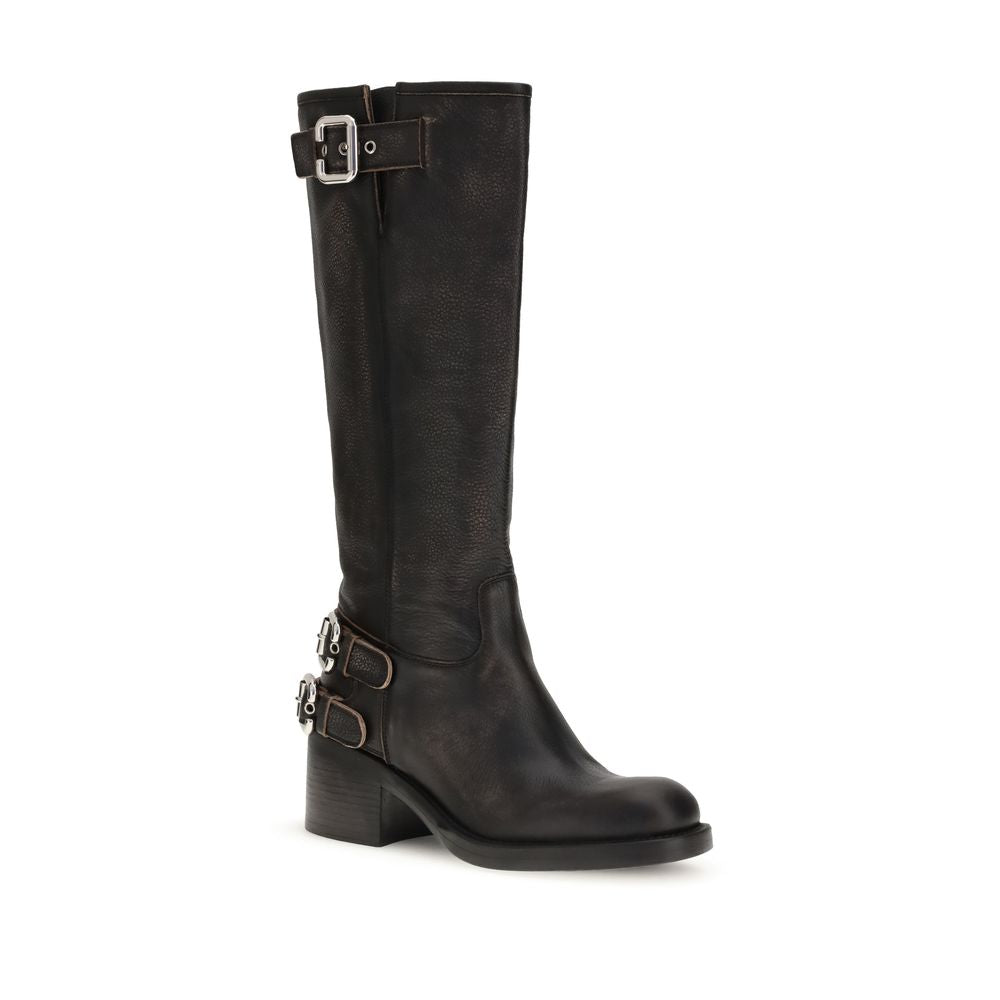 Chloé Dakota biker Boots CH-CHC25A12ESY001-EU37/US7