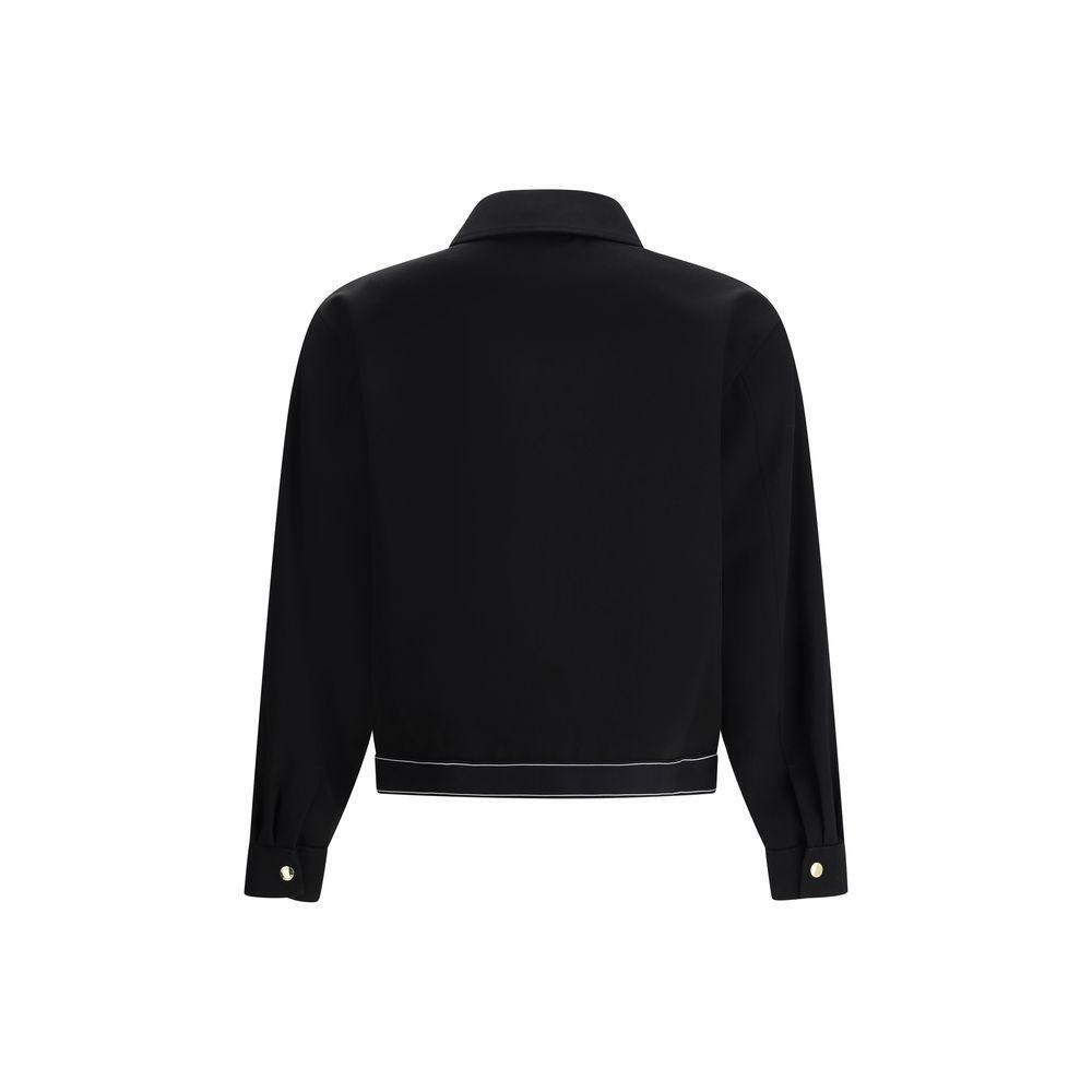 Casablanca Wool Sports Jacket CA-MPF25JK42501BLACK-IT46 | S