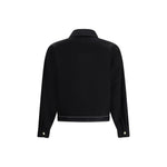 Casablanca Wool Sports Jacket CA-MPF25JK42501BLACK-IT46 | S