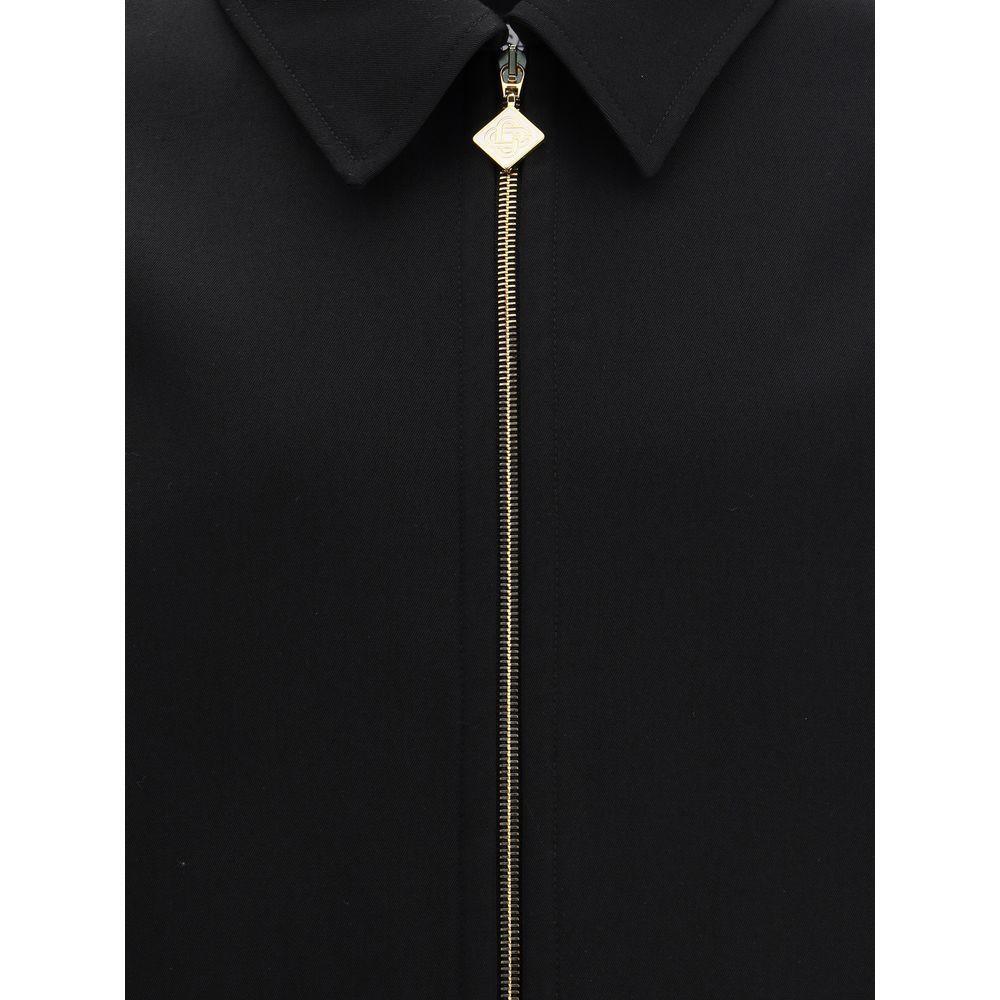 Casablanca Wool Sports Jacket CA-MPF25JK42501BLACK-IT46 | S