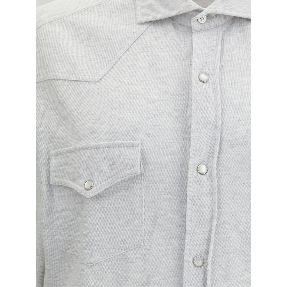 Brunello Cucinelli Knit Shirt BR-ME8546666C3657-L