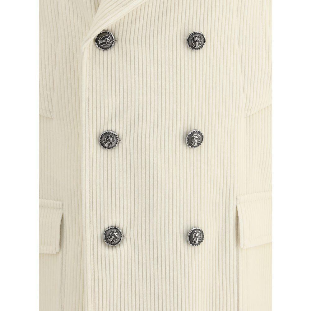 Brunello Cucinelli Ribbed cashmere Coat BR-MV4239139KC369-IT48 | M
