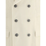 Brunello Cucinelli Ribbed cashmere Coat BR-MV4239139KC369-IT48 | M