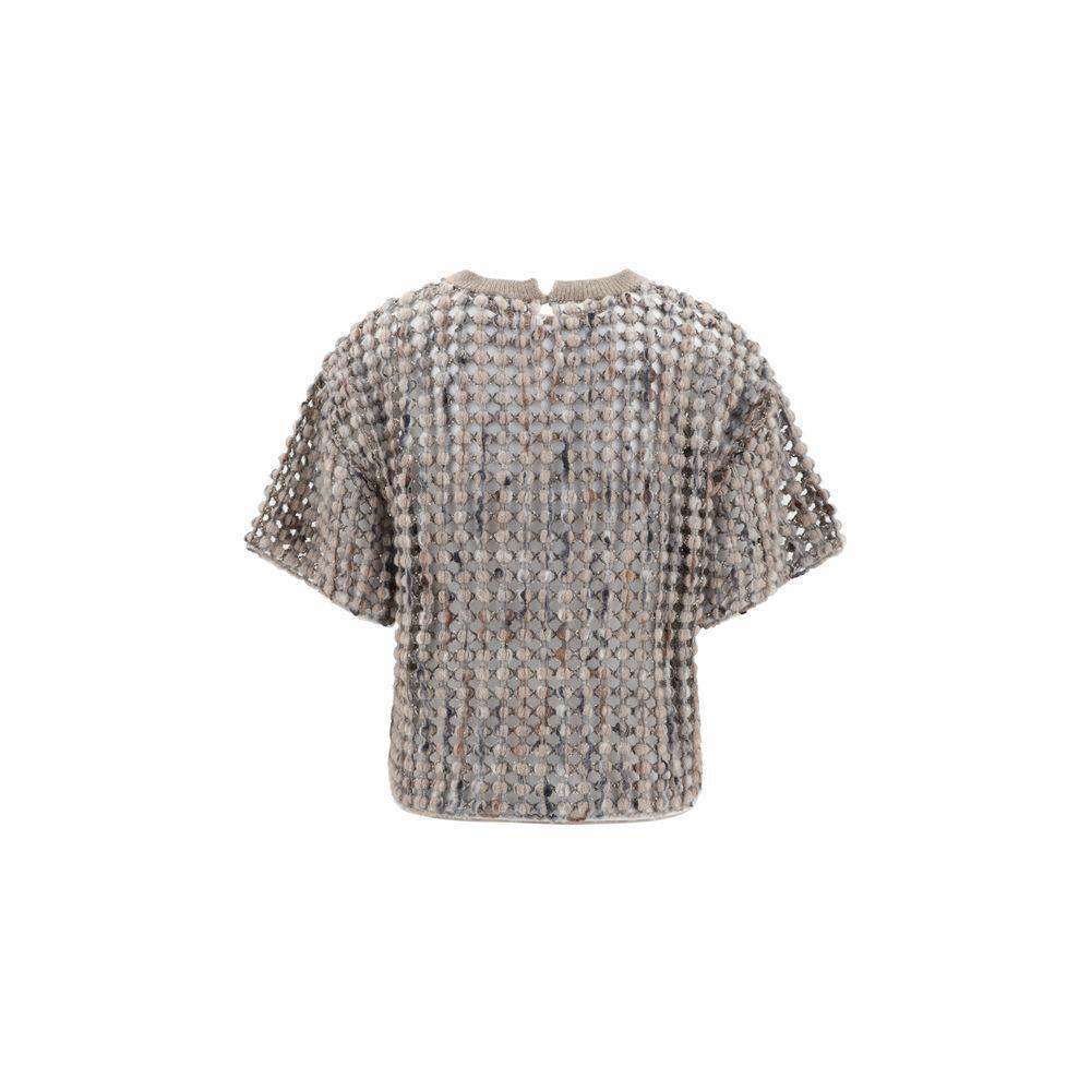 Brunello Cucinelli Short sleeve Sweater BR-MGSR24300COE63-L