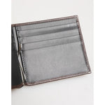 Dolce & Gabbana Brown Leather DG Logo Engrave Bifold Card Holder Wallet