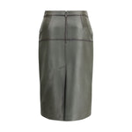 P.A.R.O.S.H. Leather pencil Skirt PA-D620647S007-M
