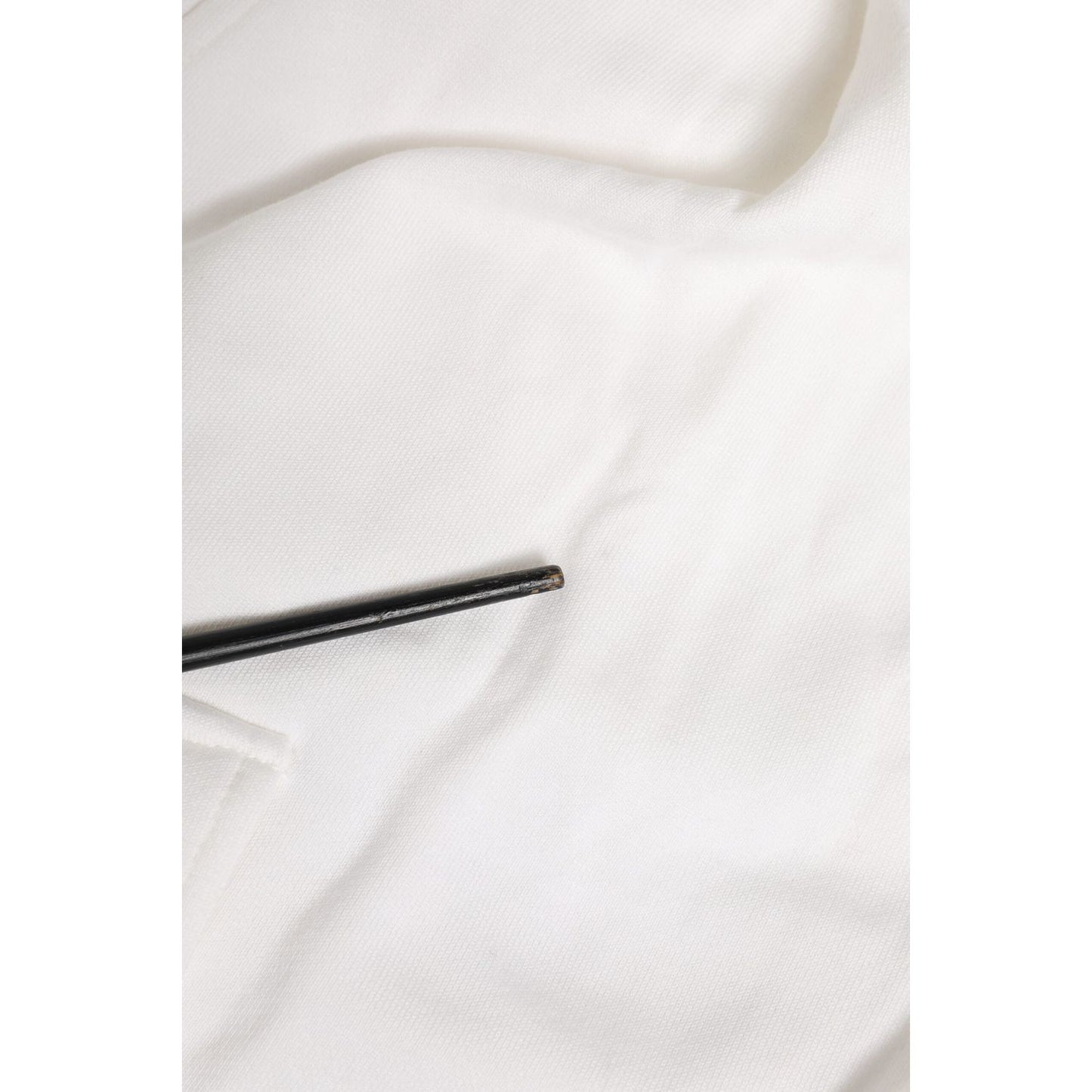 Dolce & Gabbana White Cotton Cargo Bermuda Sweatshorts Shorts PAN76654-46