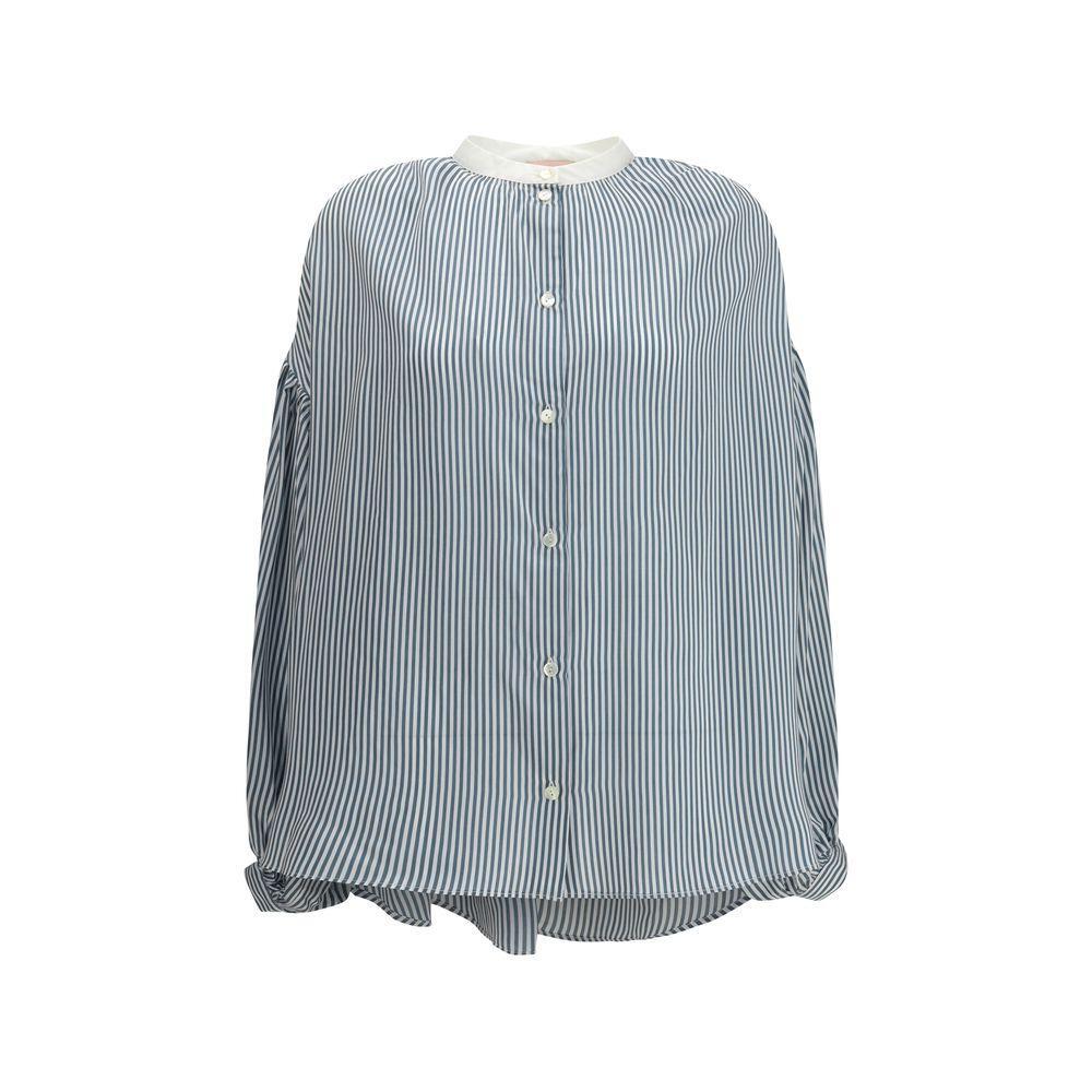 Kristina Ti Striped Shirt with wide sleeves KR-KCA0614TI0288VE6-IT38 | S
