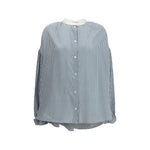 Kristina Ti Striped Shirt with wide sleeves KR-KCA0614TI0288VE6-IT38 | S