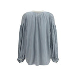 Kristina Ti Striped Shirt with wide sleeves KR-KCA0614TI0288VE6-IT38 | S
