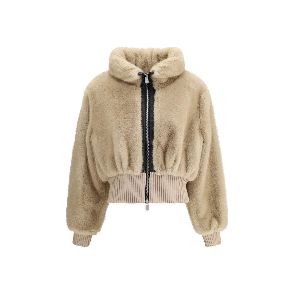 PINKO Faux fur bomber Jacket