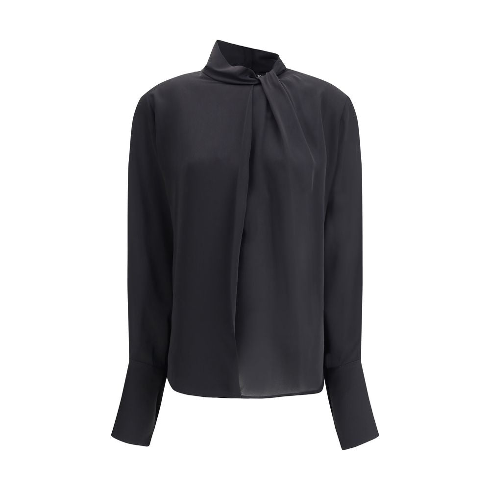 Tom Ford Silk georgette Blouse TO-CA3319FAX1507LB999-IT38 | S