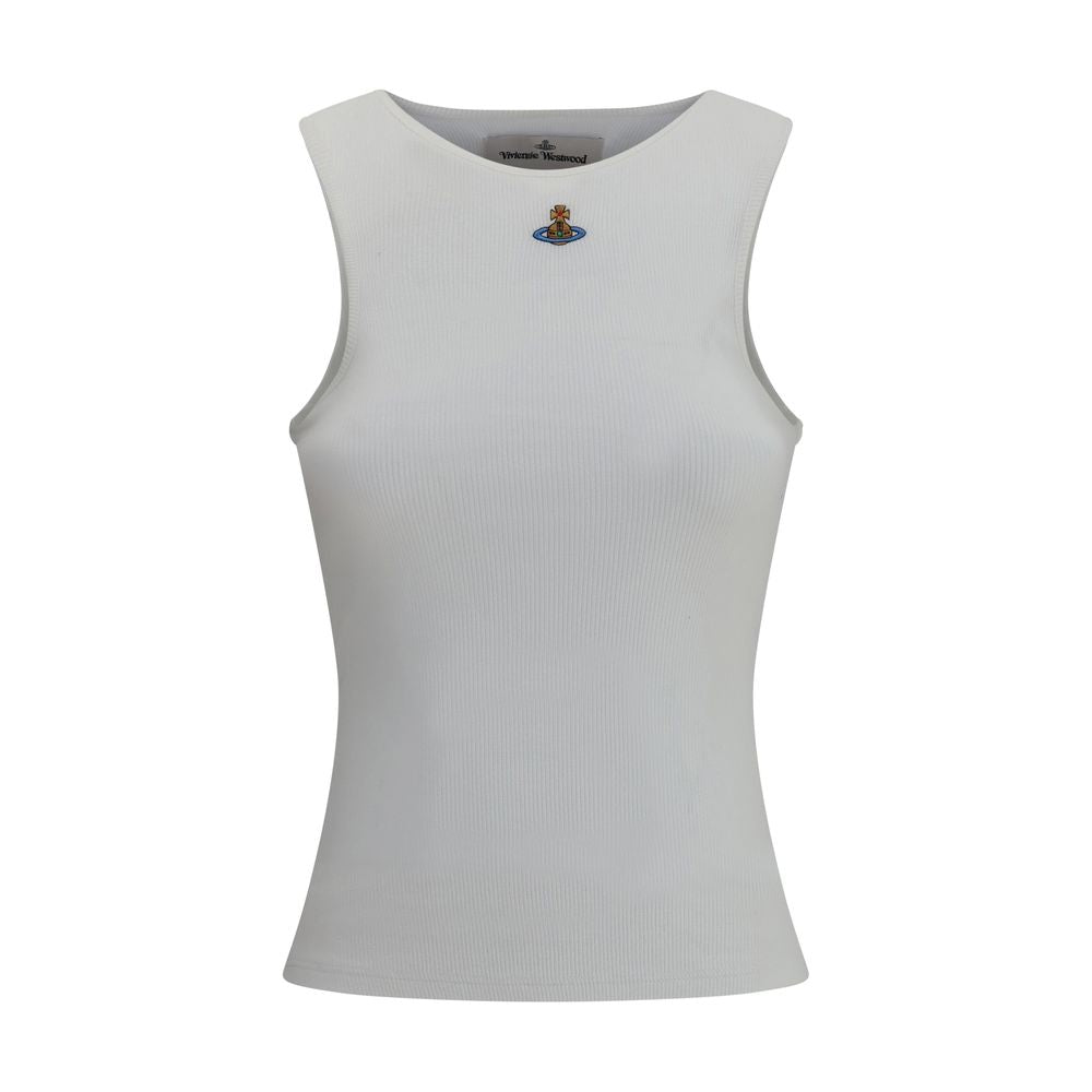 Vivienne Westwood Tank Top with logo VI-3G01003ZJ009CA401-M