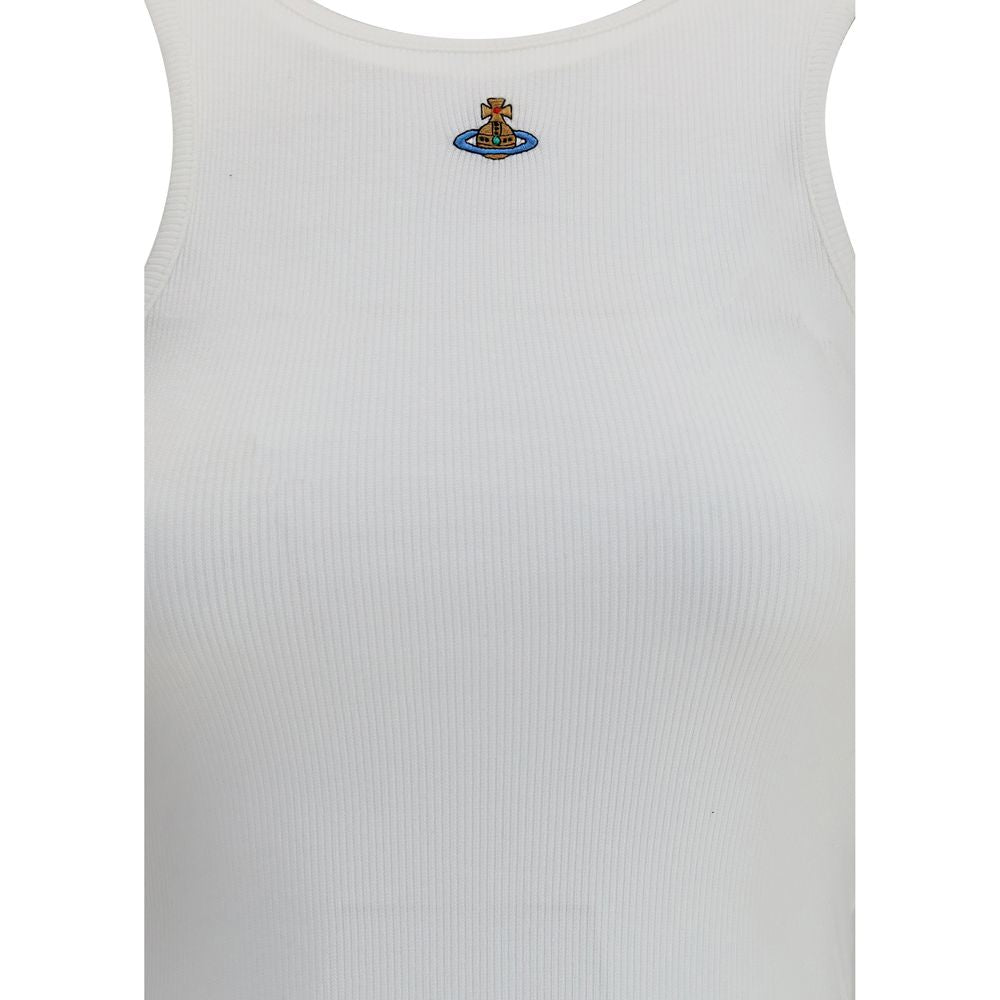 Vivienne Westwood Tank Top with logo VI-3G01003ZJ009CA401-M