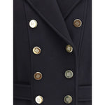 Balmain Wool Double-breasted Coat