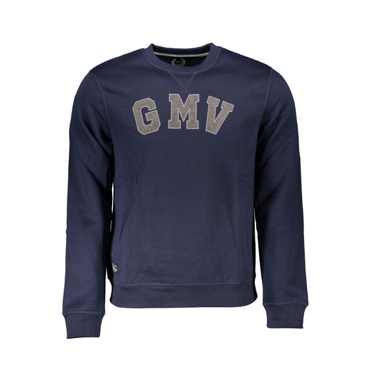 Gianmarco Venturi Blue Cotton Sweatshirt