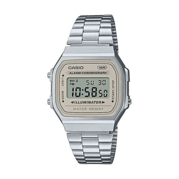 CASIO VINTAGE Mod. ICONIC - CREAM A168WA-8AYES