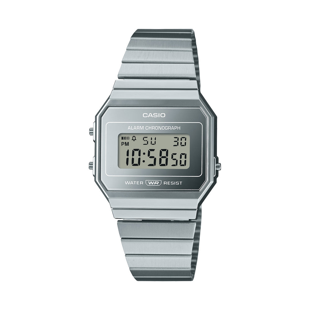 CASIO VINTAGE Mod. ICONIC SLIM SILVER A700WEV-7AEF
