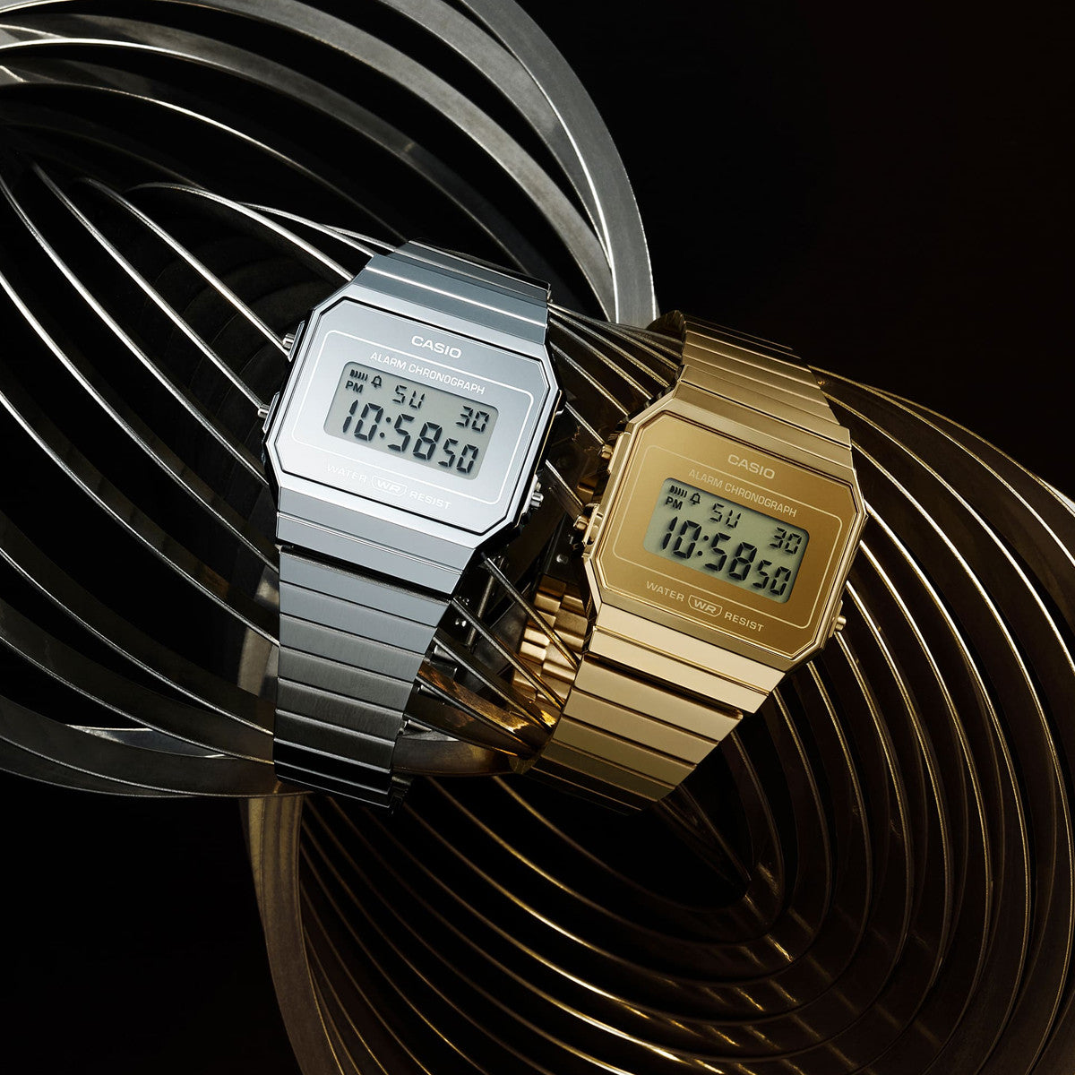 CASIO VINTAGE Mod. ICONIC SLIM SILVER A700WEV-7AEF