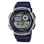 CASIO SPORT Mod. DIVER - WORLD TIME ILLUMINATOR 5 ALARMS. 10 YEARS BATTERY - SILVER AE-1000W-2AVDF