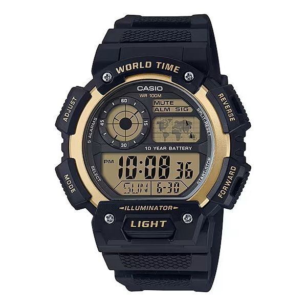 CASIO SPORT Mod. DIVER - ILLUMINATOR WORLDTIME AE-1400WH-9AVDF